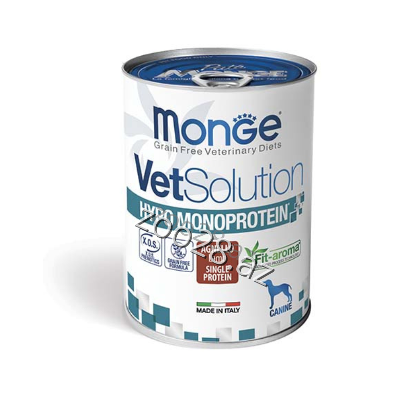Monge Vetsolution Dog Hypo Monoprotein Lamb Meat Canned Food 400 g - Dogs | Zoo28.az
