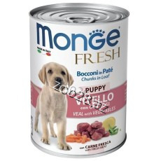 Monge Fresh Puppy Dog Pate Mal Tərəvəz ilə 400 gr - İtlər