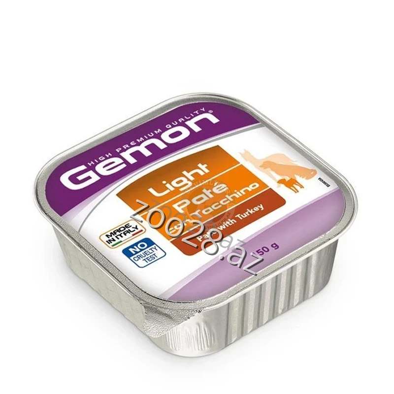 Gemon Mini Adult Dog Pate Hind Quşu Əti ilə 150 g - İtlər | Zoo28.az