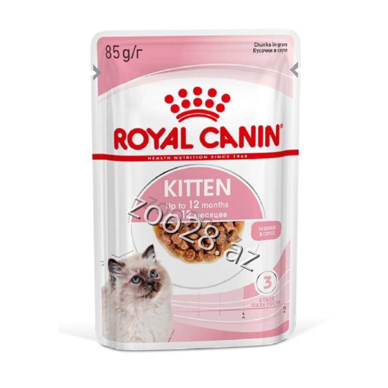 Royal Canin Kitten Gravy Bala Pişiklər Üçün,85 qr - Pişiklər | Zoo28.az