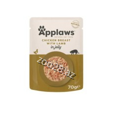 Applaws Jelly with Chicken and Lamb Meat, 70 g