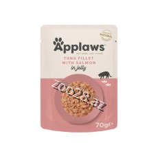 Applaws Jelly with Tuna and Salmon, 70 g