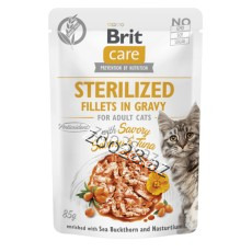 Brit Care Sterilised Gravy with Salmon and Tuna Fish, 85 g
