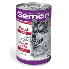 Gemon Maxi Adult Chunkies Beef with Rice, 1250g - Dogs