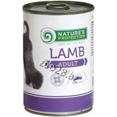 Natures Protection Konserv Adult Dog C Яненком 400 gr