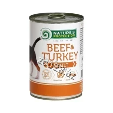 Natures Protection Konserv Adult Dog Mal Və Hind Quşu Əti ilə  400 g