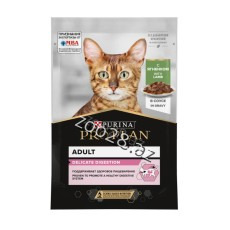 Purina Proplan Delicate Деликатное Питание Для Взрослых Кошек С Чувствительным Пищеварением С Бараниной, 85 г