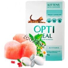 Opti Meal Kitten Bala Pişiklər Üçün Toyuq Əti İlə,85 qr - Pişiklər