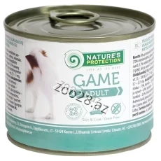 Natures Protection Konserv Adult Dog Maral Əti ilə 200 g