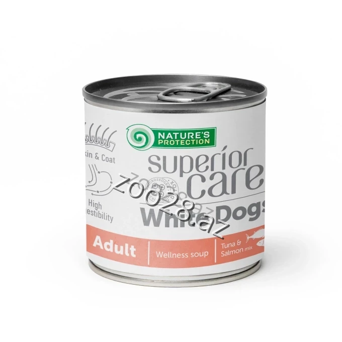 Natures Protection Canned Food White Dogs Adult Soup with Salmon 140 Ml - Dogs | Zoo28.az