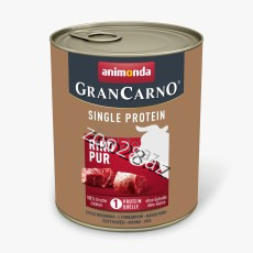 Animonda grancarno Konserv  Single Protein Mal Əti ilə 800 g - İtlər