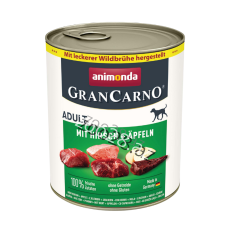 Animonda GranCarno Konsrev Adult Dog Мясо Оленя с Яблоком 800 g