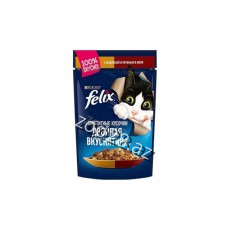 Felix Adult Cats Turkey and Liver Jelly, 75g
