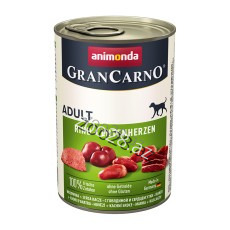 Animonda Grancarno Adult Dog Beef and Duck Heart, 400g