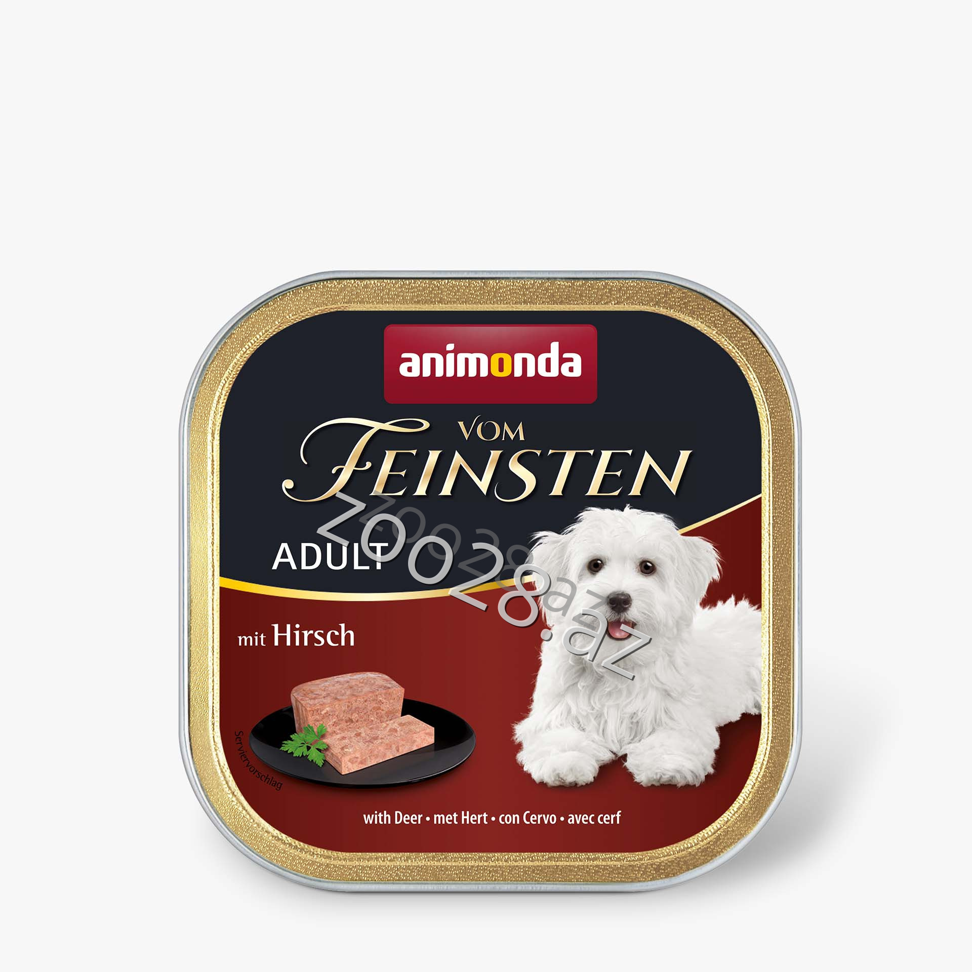 Animonda Feinsten Pate Adult Dog with Deer Meat, 150 gr - Dogs | Zoo28.az