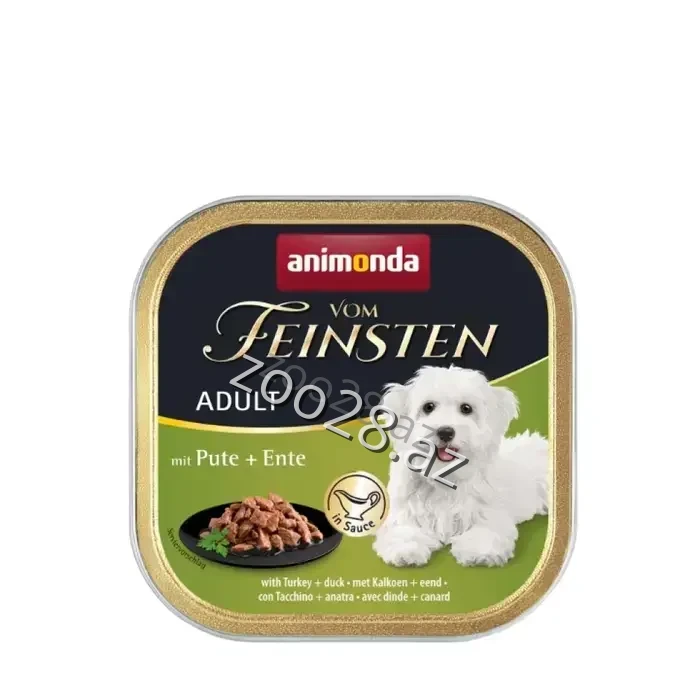 Animonda Feinsten Pate Adult Dog with Turkey and Duck 150g - Dogs | Zoo28.az