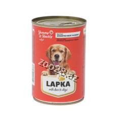 Lapka Dog Mixed Meats with Sauce Canned 415 gr - Dogs
