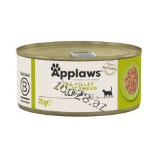 Applaws Yetkin Pişiklər Üçün Tuna Filesi Dəniz Yosunu İlə, 70 qr - Pişiklər