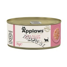 Applaws Yetkin Pişiklər Üçün Tuna Filesi Və Krevet İlə, 70 qr - Pişiklər