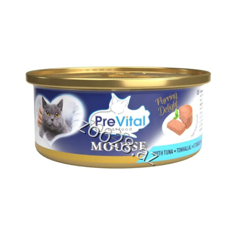PreVital Tuna Balığı İlə Yetkin Pişiklər Üçün ,85 qr - Pişiklər | Zoo28.az