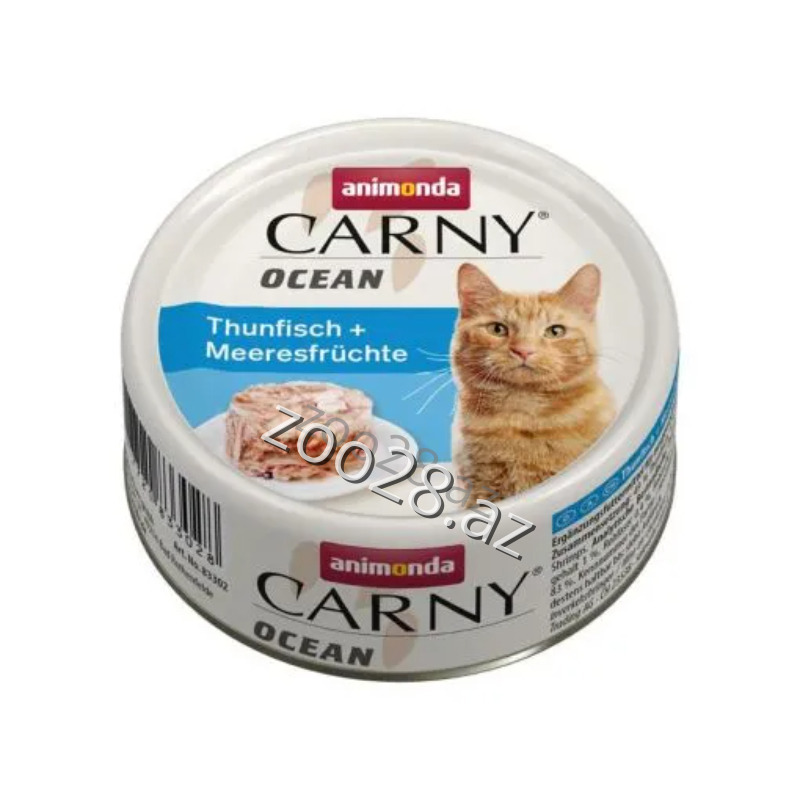 Animonda Carny Океаническая Тунец и Морепродукты, 80 г - Кошки | Zoo28.az