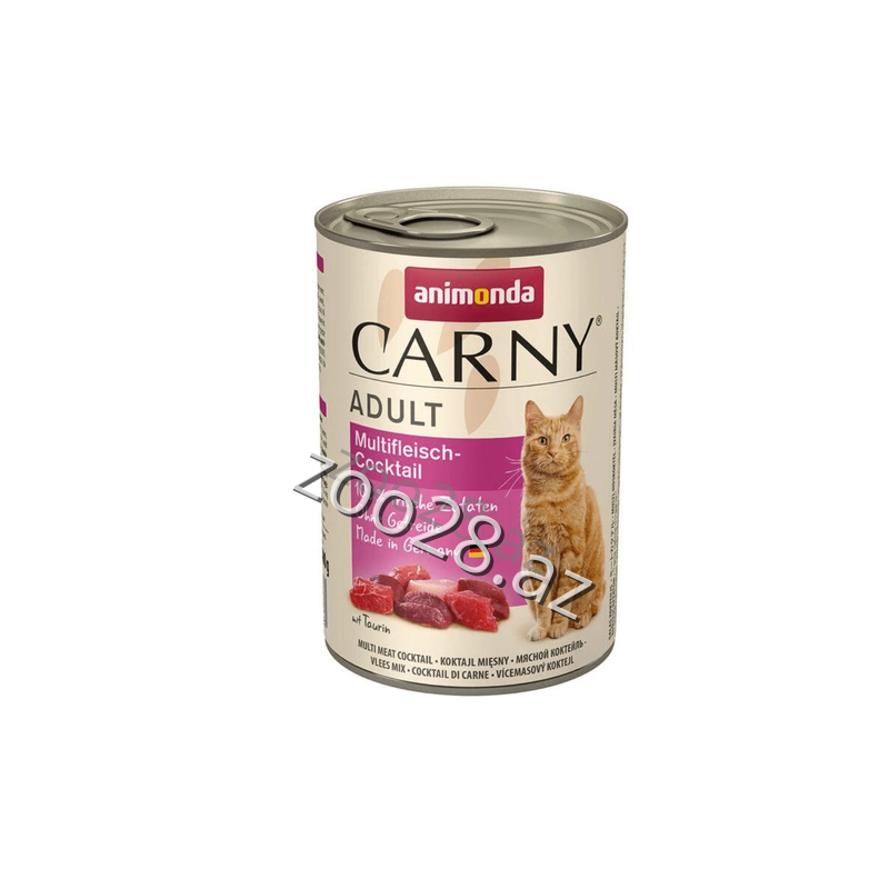 Animonda Carny Adult Meat Cocktail for Adult Cats, 400 g - Cats | Zoo28.az
