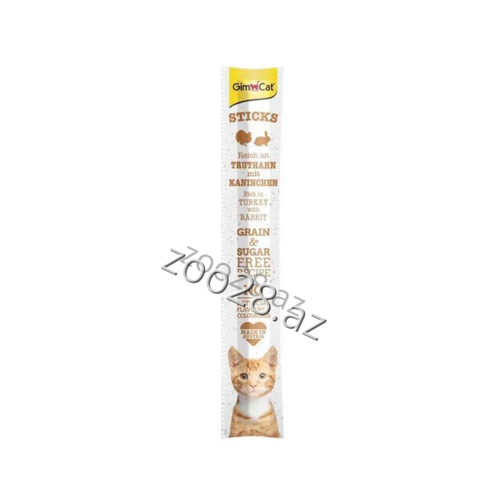 GimCat Stick Chicken Rabbit 5 gr - Cats | Zoo28.az