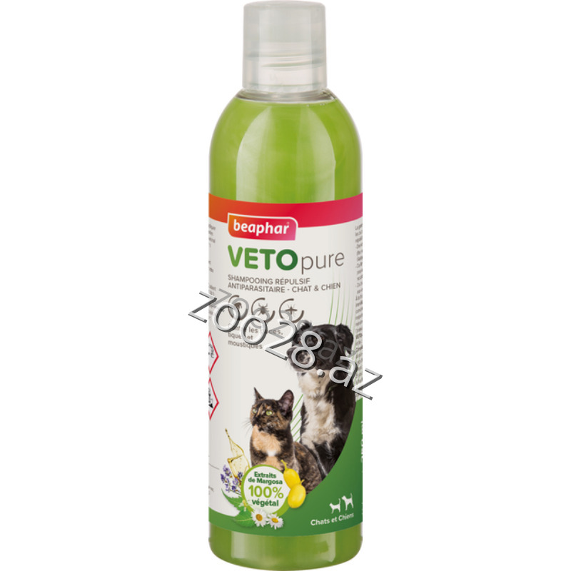 Beahpar Veto Pure Antiparazit Şampun, 250 ml - Baytarlıq | Zoo28.az