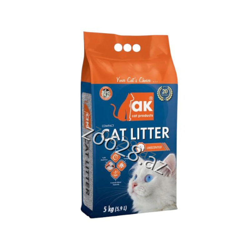 Accum Unscented 5 kg - Cats | Zoo28.az
