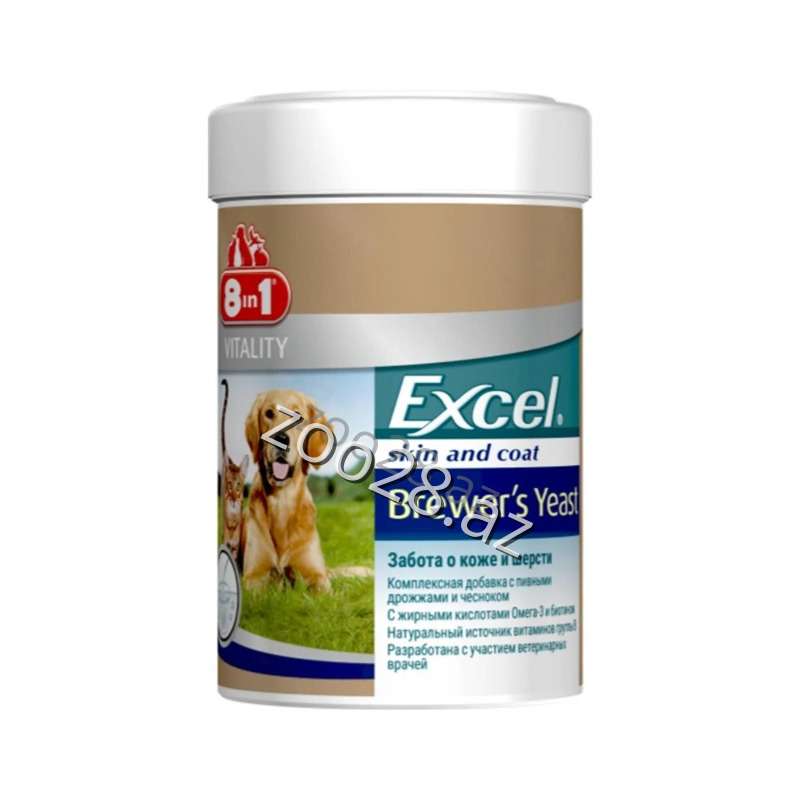 Excel 8 in 1 Pivə Mayası İtlər Və Pişiklər Üçün, Ədədlə - Pişiklər | Zoo28.az