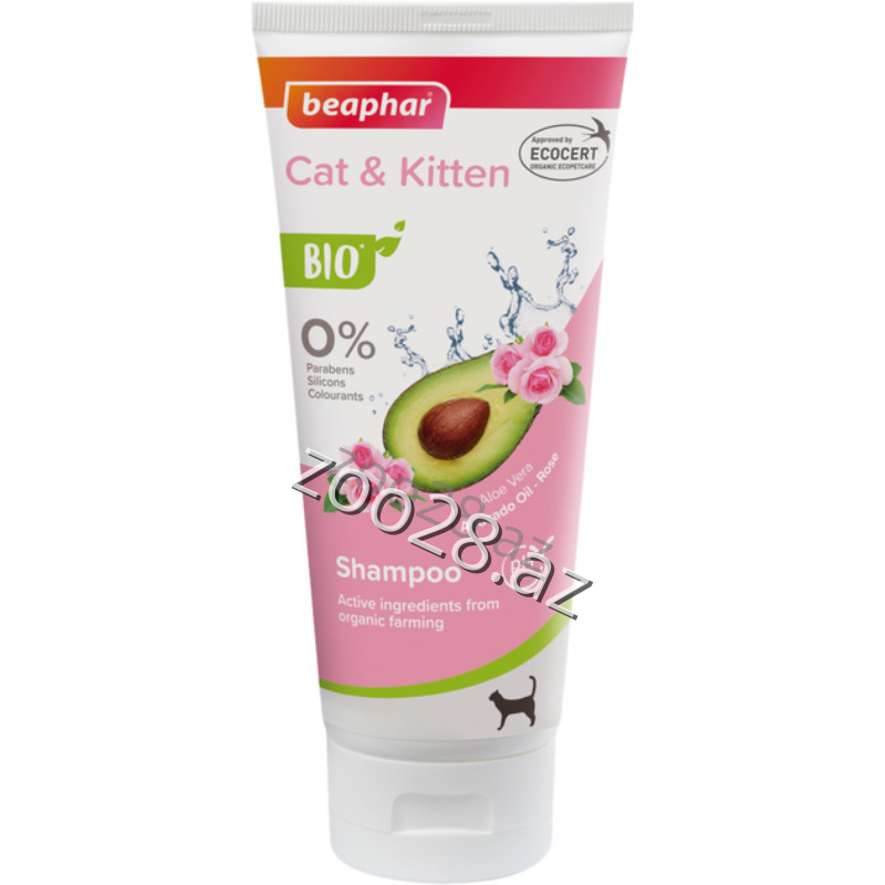 Beaphar Bio Shampoo For Puppies And Adult Cats, 200 ml - Cats | Zoo28.az