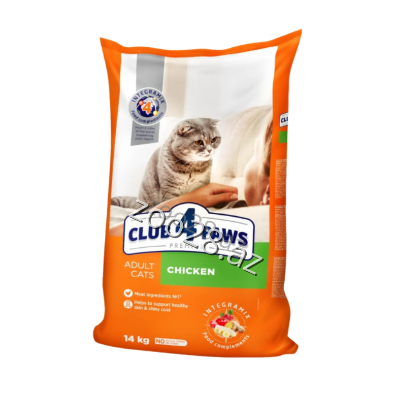 Club 4 Paws Cat Adult with Chicken - Cats | Zoo28.az