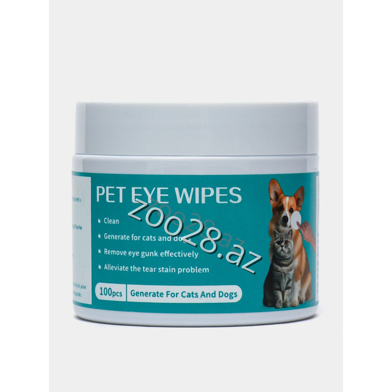 Pet Eye Wipes Göz Salfeti,100 ədəd - İtlər | Zoo28.az