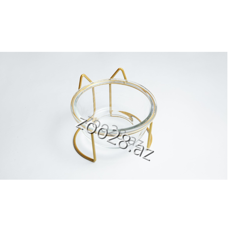 Yem Qabı Təkli Şüşə #12 - Pişiklər | Zoo28.az