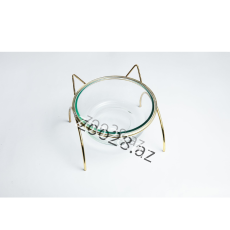 Одиночная стеклянная кормушка 303-66