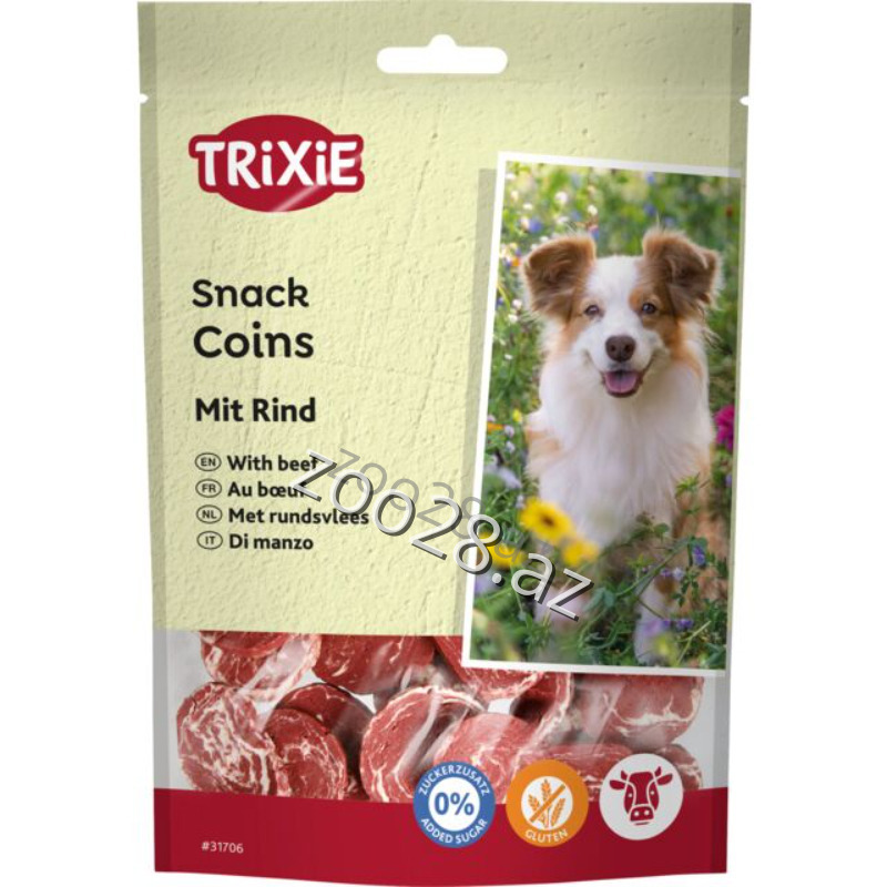 Trixie Coins Beef, 100 гр. - Собаки | Zoo28.az