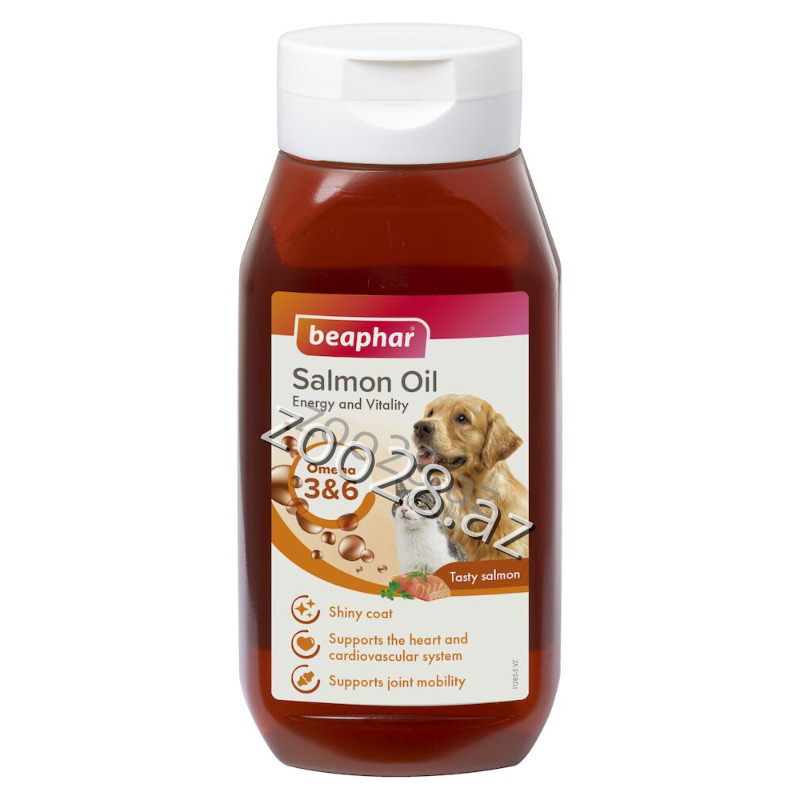 Beaphar Salmon Oil, 430 ml - Cats | Zoo28.az