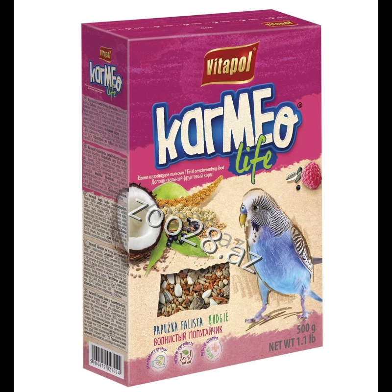 Vitapol Karmeo Budgie Food with Fruit, 500g - Birds | Zoo28.az