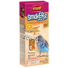 Vitapol Smakers Snack Budgie Portağallı,90 qr - Quşlar