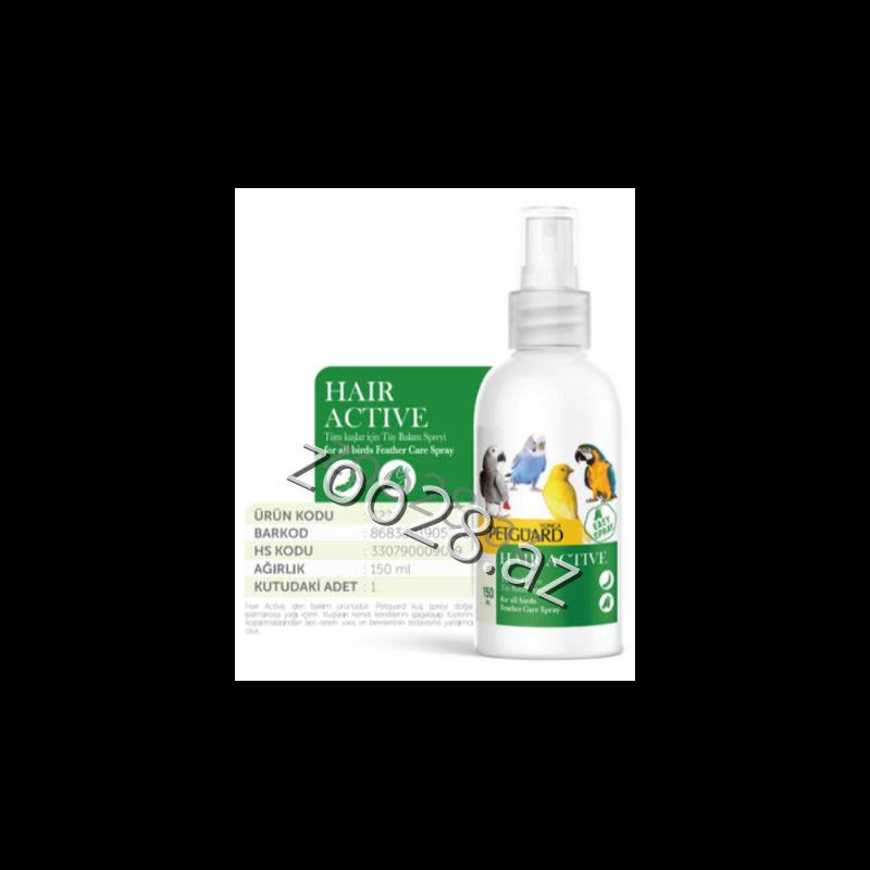 Petguard Hair Active - Birds | Zoo28.az
