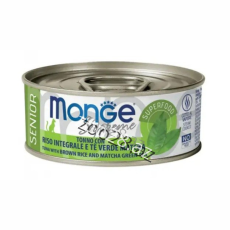 Monge Superpremium Canned For Senior Cat Tuna, Rice, Green Tea, 80 gr