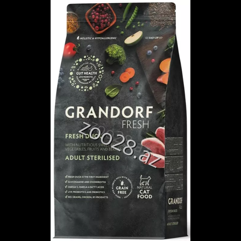 Утка Грандорф стерилизованная, 2 кг - Кошки | Zoo28.az