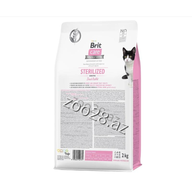 Brit Care Superpremium Sterilised Sensitive с мясом кролика - Кошки - Фото 2